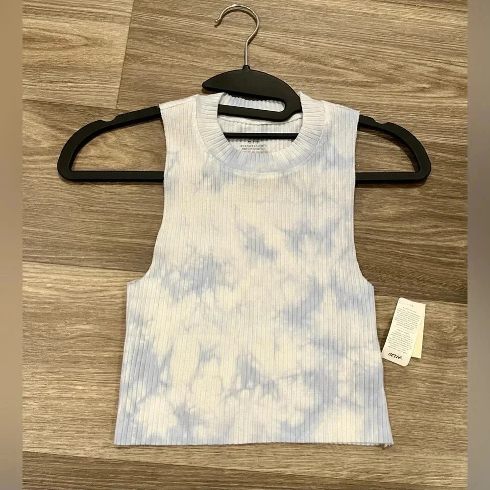 NWT Aerie Tie Dye Crop Tank Top in Size XS